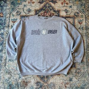 Vintage Nevada Jeanswear Spellout Crewneck Large